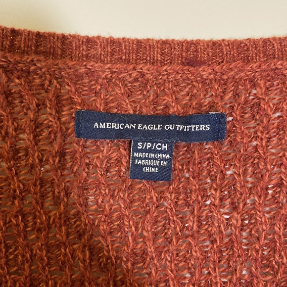 American Eagle Outfitters rust knit sweater - Picture 10 of 10